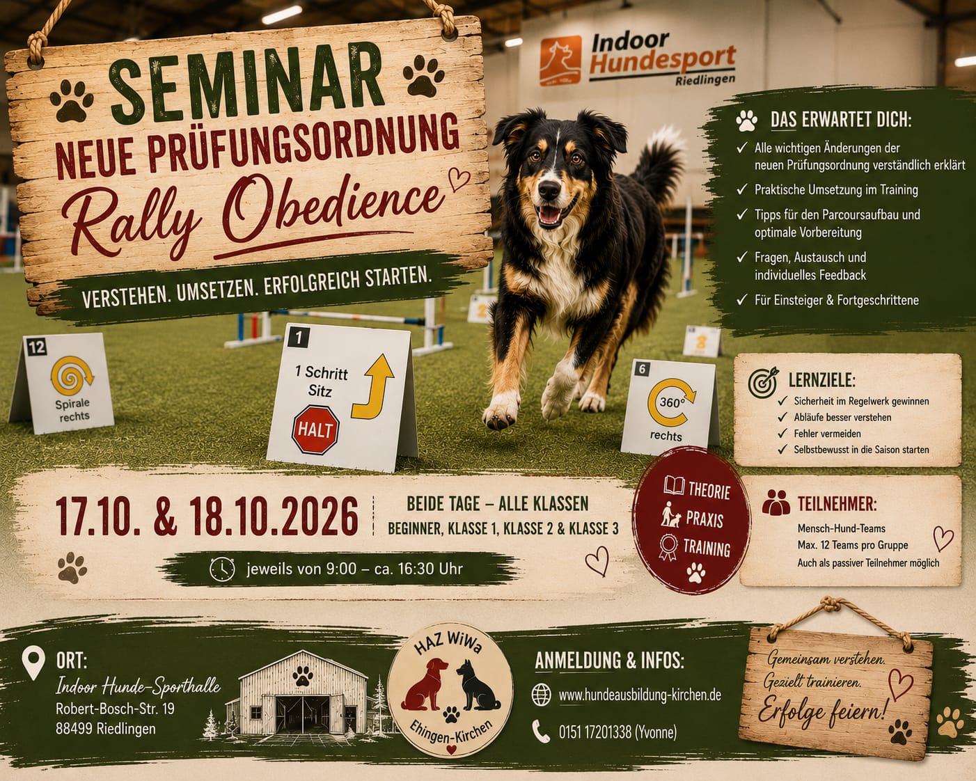 Neue Prüfungsordnung – Rally Obedience