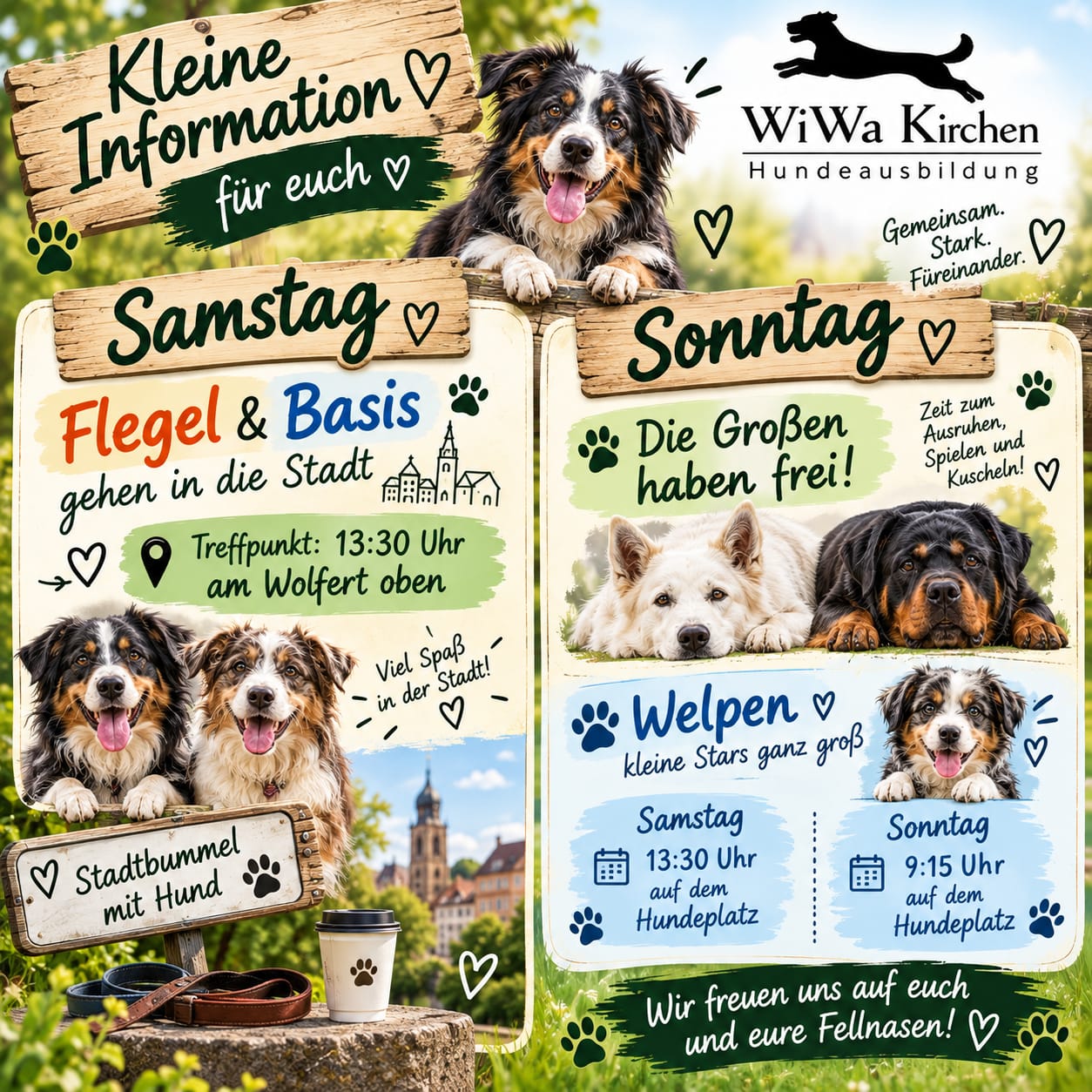 Samstag-Sontag 26 und 27 Sept