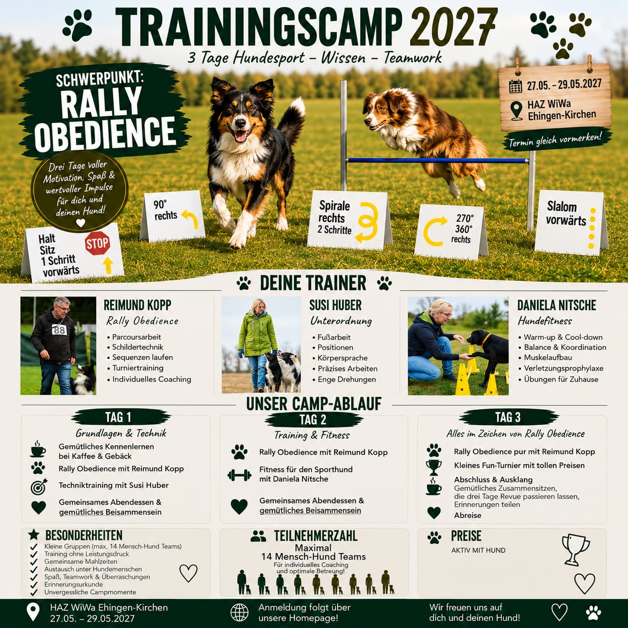 WIWA Trainingscamp 2027 Vorabinfo